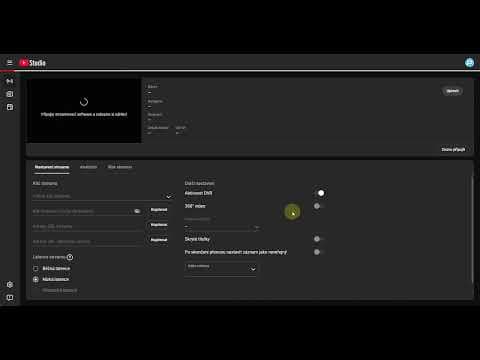 Jak nastavit živý YouTube stream z IP kamery PATRONUM