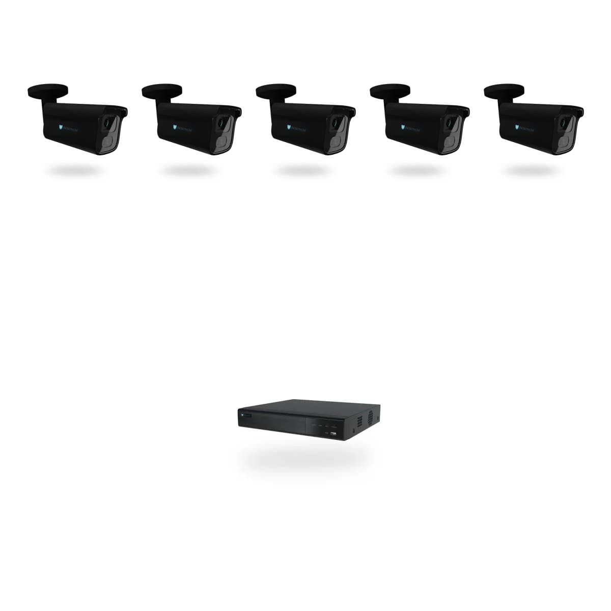 Kamerový set 5× BULLET 5 Mpx · antracit