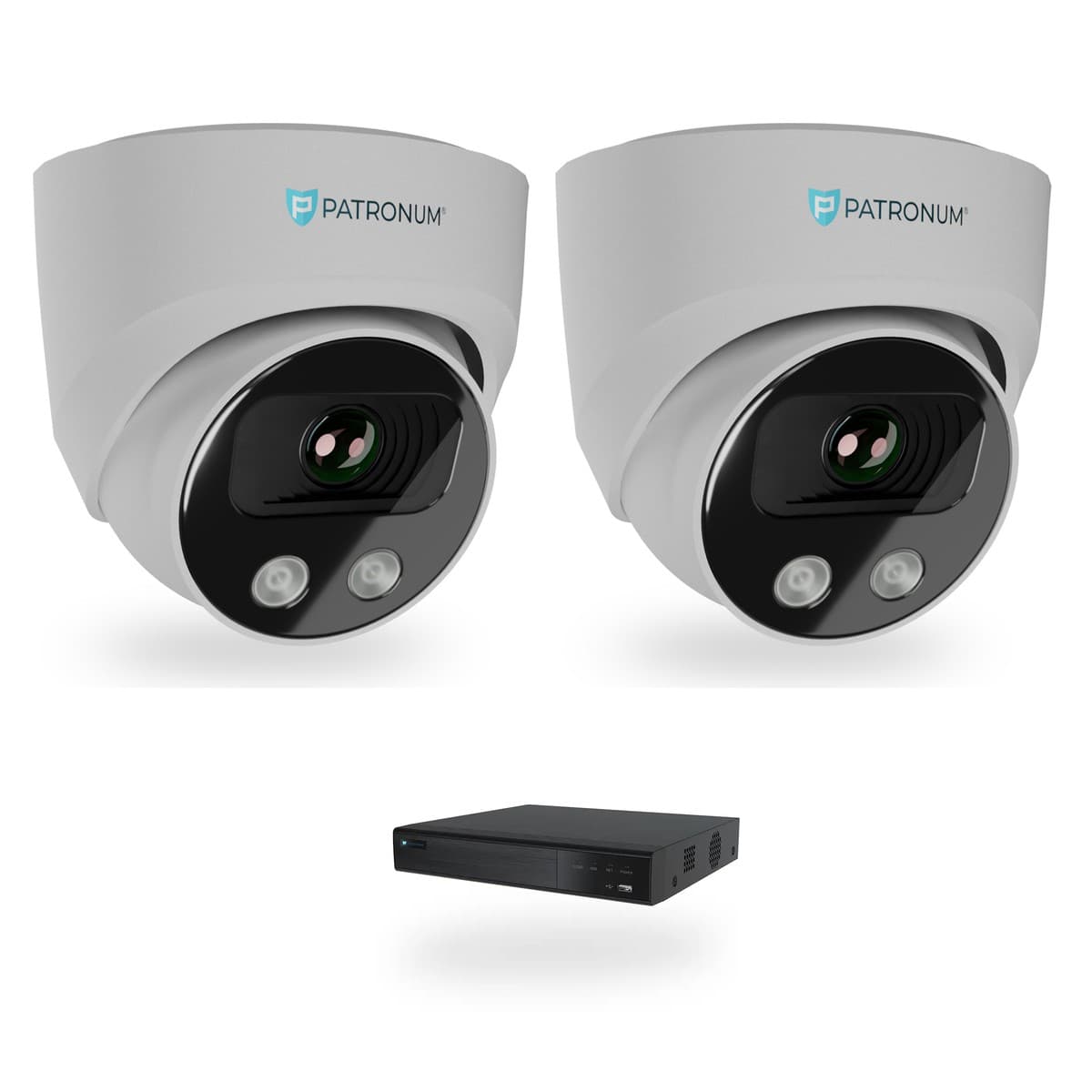 Kamerový set 2× DOME 8 Mpx · dosvit 40 m