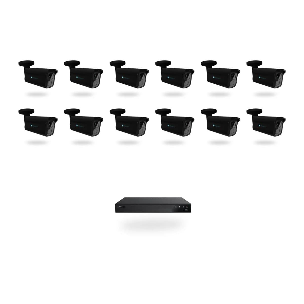 Kamerový set 12× BULLET 5 Mpx · antracit