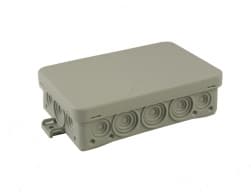Gray Junction Box 130 × 85 × 37 mm