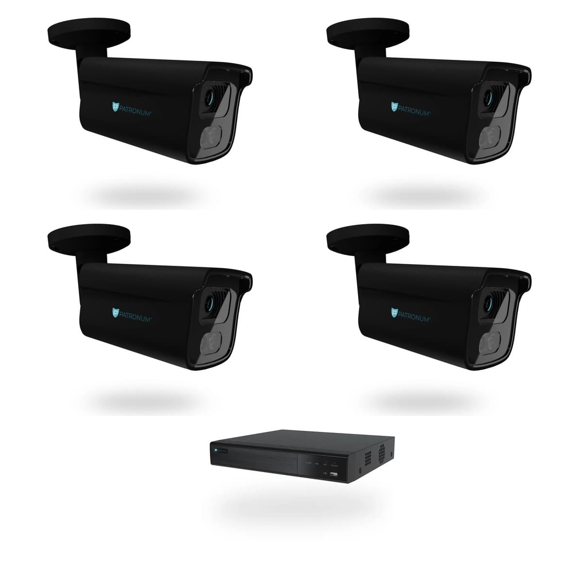 Kamerový set 4× BULLET 5 Mpx · antracit